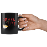 Ramen Life 11oz Black Mug