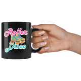 Roller Disco 11oz Black Mug