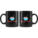 Poke Life 11oz Black Mug