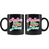 Roller Disco 11oz Black Mug