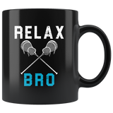 Relax Bro 11oz Black Mug