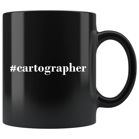 #Cartographer 11oz Black Mug