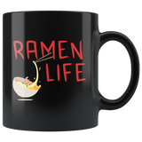 Ramen Life 11oz Black Mug