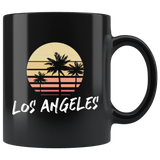 Los Angeles 11oz Black Mug