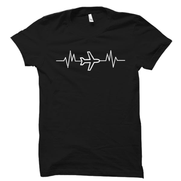 Airplane Heartbeat Shirt – oTZI Shirts