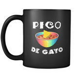 Pico De Gayo Black Mug