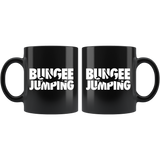 Bungee Jumping 11oz Black Mug