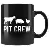 Pit Crew 11oz Black Mug