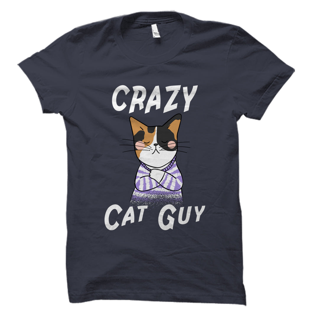 Crazy Cat Guy Pet Animal Shirt oTZI Shirts