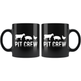 Pit Crew 11oz Black Mug