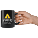 Warning I Bought The Drink Package 11oz Black Mug