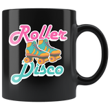 Roller Disco 11oz Black Mug