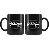 Grateful 11oz Black Mug