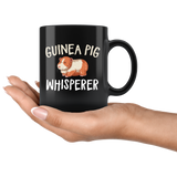 Guinea Pig Whisperer 11oz Black Mug