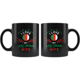 I Love My Hot Italian Wife 11oz Black Mug