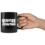 Bungee Jumping 11oz Black Mug