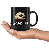 Los Angeles 11oz Black Mug