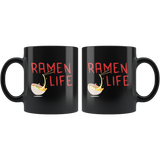 Ramen Life 11oz Black Mug