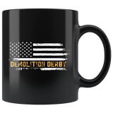 Demolition Derby 11oz Black Mug