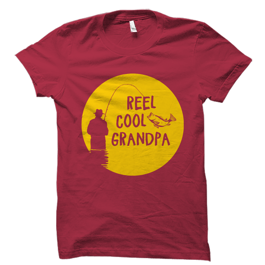 Reel Cool Grandpa Shirt PNG,Grandpa Fishing Gift,Fisherman F - Inspire  Uplift