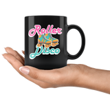 Roller Disco 11oz Black Mug