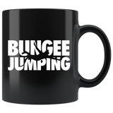 Bungee Jumping 11oz Black Mug