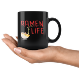 Ramen Life 11oz Black Mug