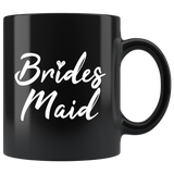 Bridesmaid 11oz Black Mug