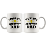 World's Greatest Dad 11oz White Mug